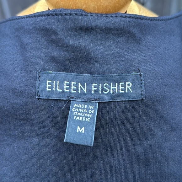 Eileen Fisher polished ramie zip up jacket, size medium - Picture 5 of 7